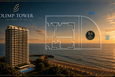 OLIMP TOWER| Garden Collection | Apartament frontal la mare cu terasă de 84 mp - 1