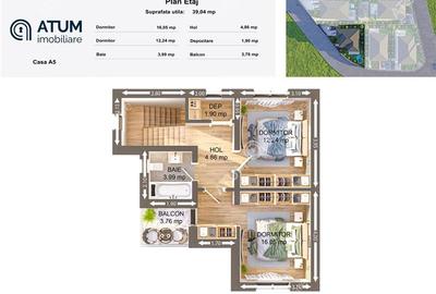 Casa individuala complet finisata 3 camere si 290 mp teren - 5