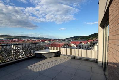 Penthouse deosebit cu 2 camere, 61 mp + terasă panoramică de 39 mp, Florești - 1