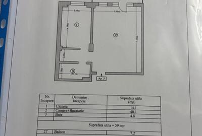 Apartament mobilat si utilat 150 m de plaja - 14