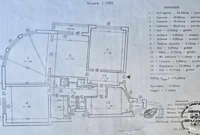 Armeneasca, 123 mp, 2 gr. sanitare, centrala proprie - 11