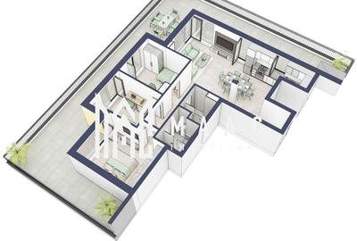 Penthouse 3 camere | Etaj 4 | Balcon 107.2 mp | Turnisor - 4