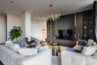 Apartament cu 4 camere semidecomandat, mobilat în Floreasca