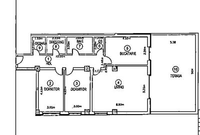 Penthouse 110 mp utili, terasa de 48 mp pe Mihai Viteazu Sibiu - 19