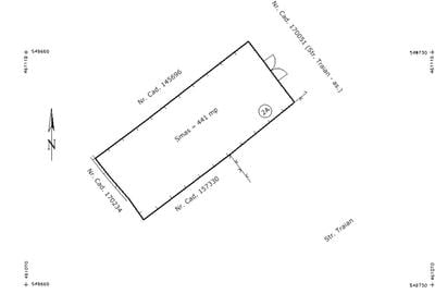 Teren Construcții intravilan de 441 mp, în Județean