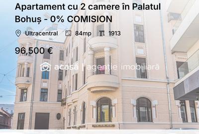 Apartament cu 2 camere în Palatul Bohuș - 0% COMISION - 1
