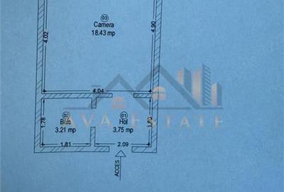 Apartament 1 camera, Et.6, 32 mp - Zona Circumvalatiunii - 2