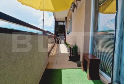 Apartament cu 2 camere semidecomandat, mobilat în Florești