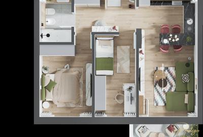 Apartament cu 3 camere tip Bonn de vanzare in Prima Urbana 3-Oradea - 9