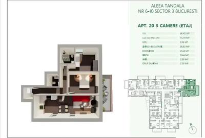 Apartament 3 camere Decomandat | 500 m Metrou Mihai Bravu | Comision 0 - 20