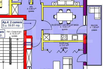 Apartament 2 camere, decomandat, 60 mp, imobil nou, zona Rivus - 3