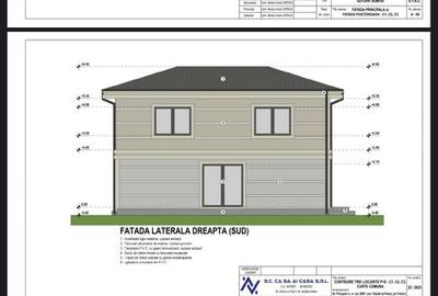 Teren 1000 mp cu Autorizatie valabila de Construire pentru 3 Case P+1 - 3