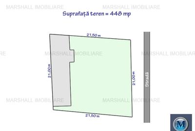 Teren intravilan de vanzare, zona Transilvaniei, 450 mp #16389 - 2