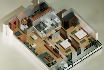 Tomis Nord - Vanzare apartament decomandat cu 3 camere,  bloc nou. - 11