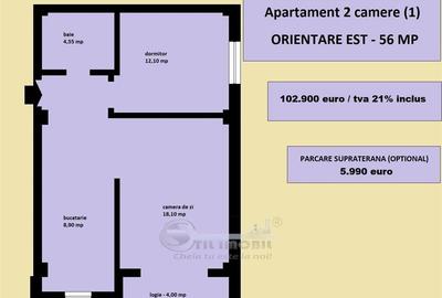 Apartament 2 camere nou, Iasi Valea Lupului, incalzire in pardoseala - 2
