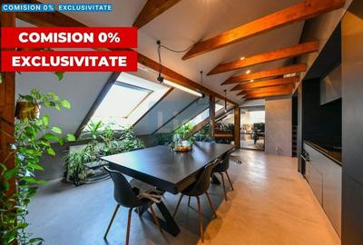 Apartament cu 5 camere semidecomandat, mobilat în Central