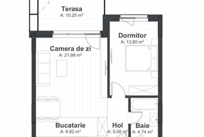 Apartament 2 camere zona The Office - 11