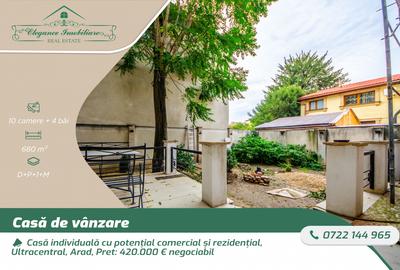 Casa individuala cu potential comercial si rezidential, Ultracentral, Arad - 1