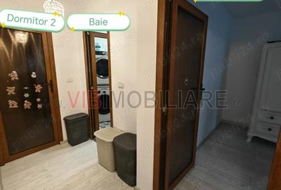 De vanzare  3 camere(65mp), decomandat si mobilat complet plus boxa generoasa - 3