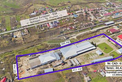 Teren Industrial de Vânzare 4.4 Ha - Zona industrială - Hârlău - 1
