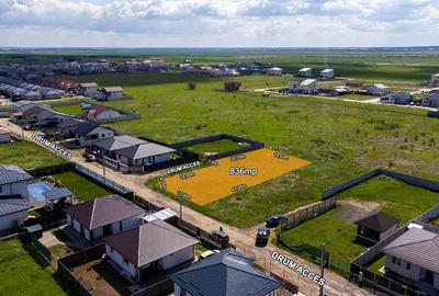 BERCENI- SF ANA ,TEREN INTRAVILAN 836 MP,STB 3 MIN,DESCHIDERE 17 ML - 1