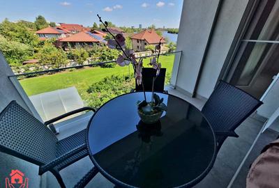 SISESTI-2 camere mobilate, 2 bai, terasa cu vedere lac, bloc boutique, parcare! - 3