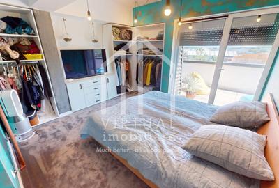 Penthouse cu 3 camere, 89mp utili si terasa 118mp, mobilat, Cisnadie - 13