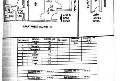 Zona Orizont-3 camere/ etaj 2/ mobilat/ centrala/ beci/aer conditionat/izolat - 10