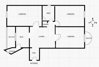 Apartament 4 camere, etaj intermediar, cartier Marasti - 7