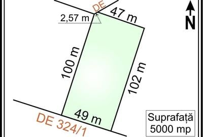 Mogosoaia - Ciupercarie, teren extravilan, suprafata 5.000 mp - 1