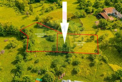 COMISION 0% | Teren 1,000mp Bran | Strada Clincea | - 4