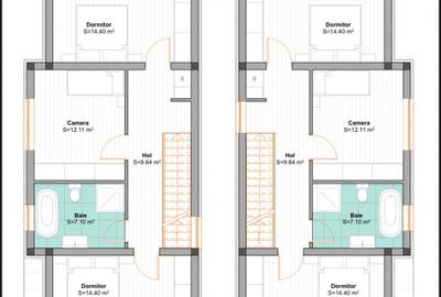 DIRECT DEZVOLTATOR, DESPARTIT PRIN C.T, 4 CAMERE - 11