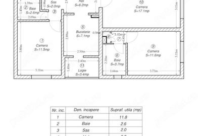 Apartament 3 camere cu centrala .. Complexul Studentesc - 9