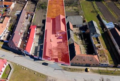 Clasa A, rezidential/ servicii/ investitional, 2.240 mp teren,Central,Halchiu,Br - 55