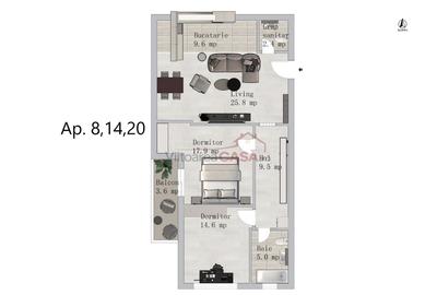 Grand Arena - 3 camere - finalizat - 1