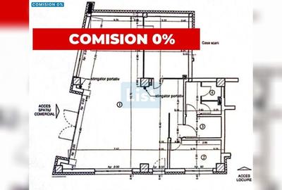 Spațiu Comercial 96mpu, la strada, Zona Gării, Comision 0% - 1