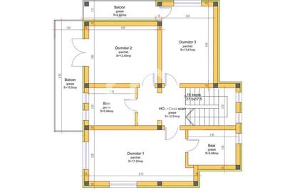 Casa individuala, 5 camere,119mp, Teren 500mp, Jucu de Mijloc, Panemar - 3