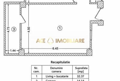 2 Camere de vanzare | Jiului | Metrou | Centrala Proprie | Mobilat - 8