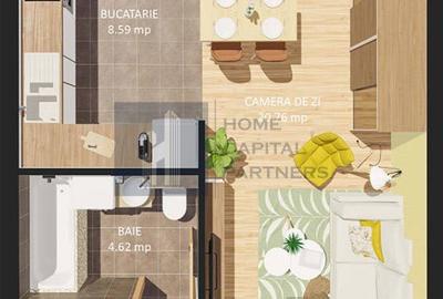 Garsonieră luminoasă, într-un bloc exclusivist din centrul Capitalei - 1