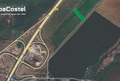 Snagov langa A3 teren intravilan 20.150 mp - 160.000 mp, curent si astfalt - 1