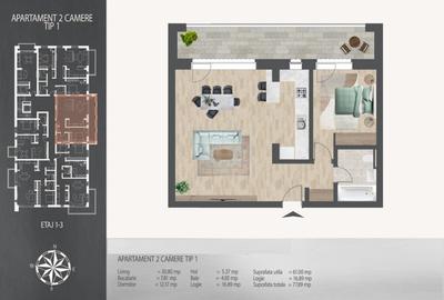 Proiect Nou La Doar 8 Minute de Metrou  I Ap 2 Camere cu Dotari Premium, 0%Com - 21