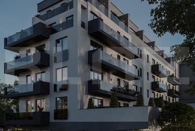 Apartament 1 camera, 42 mp, semifinisat, zona Dorobantilor - 1