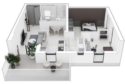 Apartament NOU 3 camere - zona Mehala - 1