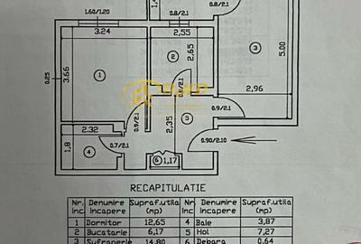 Apartament 2 camere decomandate, zona Nicolina 1, zona linistita. - 1