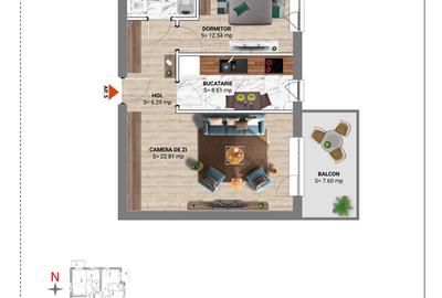 Un apartament cu 2 camere insorit, aproape de Padurea Baneasa - 16