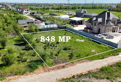 Teren intravilan de 848 mp, în Măgurele