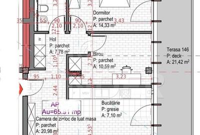 Penthouse 66 mp+ 22 mp, terasa,  zona bazei sportive Gheorgheni - 4
