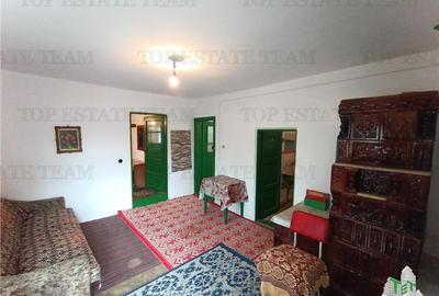 Casa taraneasca traditionala pe parter cu gradina si livada 1700mp in Gruiu, la - 12