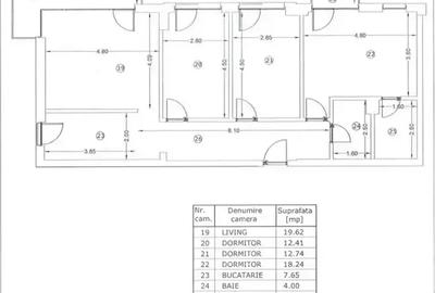 Apartament 4 camere cu balcon, terasa sut 106,50mp I Bloc nou, Unirii - 20