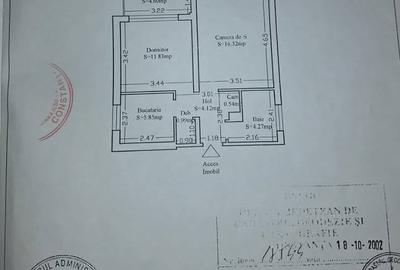 2 Camere Decomandat, Tomis 1, Centrala proprie ,48 mp, 7/9 - 1